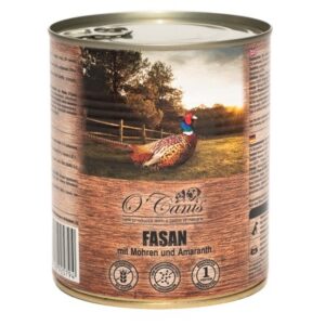 O'CANIS Pheasant with Carrots Monoprotein - drėgnas ėdalas šunims - 800g