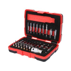 34 dalių sugadintų varžtų išsukiklių rinkinys KS TOOLS 1/4" 10mm