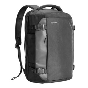 Travel Laptop Backpack 38-40L / 17'' Tomtoc Navigator-T66 juodos spalvos - Image 2