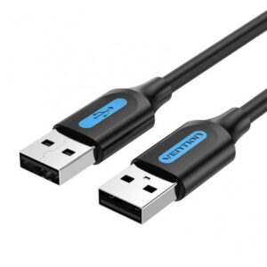 CABLE USB2.0 MALE TO MALE/2M BLACK COJBH VENTION