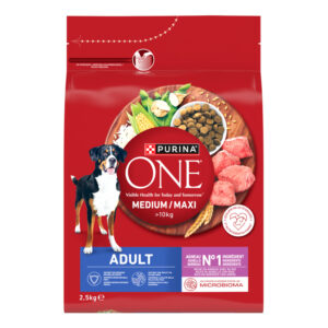 PURINA ONE MED/MAX Adult Dog Lamb & Rice 2,5kg