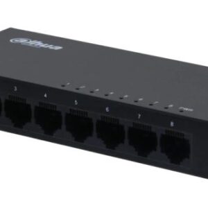 Switch|DAHUA|SG1008-EUR|Switch type Unmanaged|Switch layer L2|8xRJ-45 ports|RJ-45 Ports Type Gigabit Ethernet (10/100/1000)|SG1008-EUR