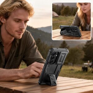 Tech-Protect Kevlar Cam+ 2-Set Samsung Galaxy S26 juodos spalvos - Image 4