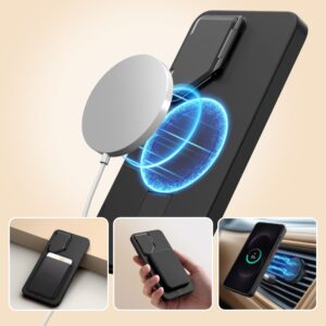 Tech-Protect Kevlar Aura MagSafe Samsung Galaxy S26 juodos spalvos/oranžinės spalvos - Image 3