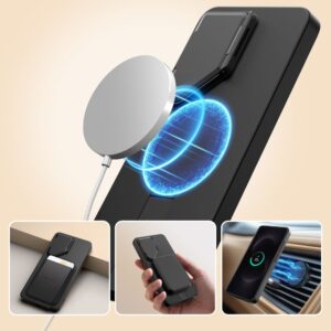 Tech-Protect Kevlar Aura MagSafe Samsung Galaxy S26 Ultra juodos spalvos/oranžinės spalvos - Image 3