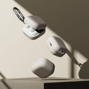 Ringke Silicone Samsung Galaxy Buds 4 / 4 Pro Stone - Image 3