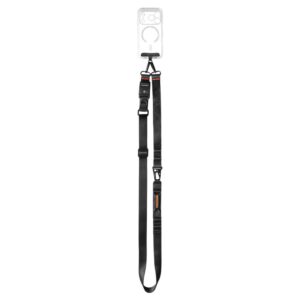 Spigen DA30M Universal Lanyard Strap Crossbody juodos spalvos - Image 3