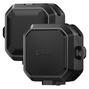 Tech-Protect CARBONOX MagSafe SAMSUNG Samsung Galaxy BUDS 4 / 4 PRO juodos spalvos - Image 2