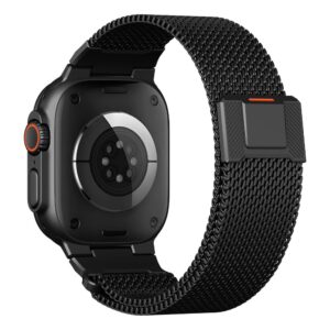 Tech-Protect MILANO VANGUARD APPLE WATCH 8 / 9 / 10 / 11 / SE / ULTRA (44 / 45 / 46 / 49 MM) juodos spalvos - Image 3