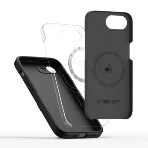 Tech-Protect SILICONE MagSafe Apple iPhone 16E / 17E juodos spalvos - Image 3