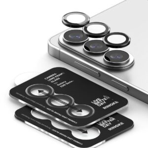 Telefono kameros apsauga Ringke Camera Frame Protector 2-Pack Samsung Galaxy S26 / S26+ Plus juodos spalvos - Image 4