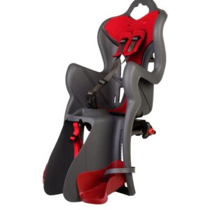 Vaikiška dviračio kėdutė Bellelli, juoda/raudona, galinė