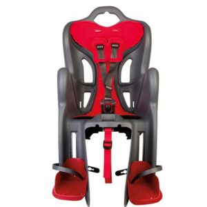 Vaikiška dviračio kėdutė Bellelli, juoda/raudona, galinė - Image 3