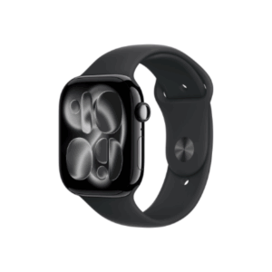 Apple Watch Series 11 GPS + Cellular 46mm Jet Black Aluminium Case with Black Sport Band - S/M | Apple - Image 3