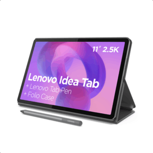 Lenovo Idea Tab Wi-Fi (w/o power adapter) | ZAFR0006SE | 11 " | Luna Grey | IPS | 2560x1600 pixels | MediaTek | Dimensity 6300 | 8 GB | Soldered LPDDR4x | 256 GB | Wi-Fi | Front camera | 5 MP | Rear camera | 8 MP | Bluetooth | 5.2 | Android | 15 (OS upgrades until Android 17 and 4 years security patches) | Warranty 24 month(s) | Folio Case, Lenovo Tab Pen, USB-A to USB-C cable, Manual - Image 2