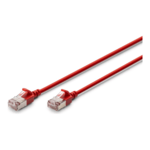 Digitus CAT 6A F-FTP Slim Patch Cable, 0.3 m | DK-1632-A-003S-R | Red - Image 3