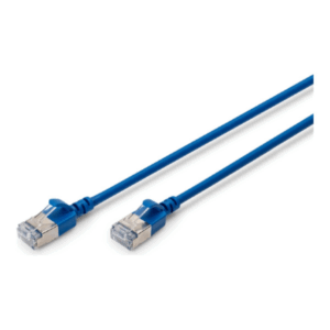 Digitus CAT 6A F-FTP Slim Patch Cable, 0.5 m | DK-1632-A-005S-B | Blue - Image 3