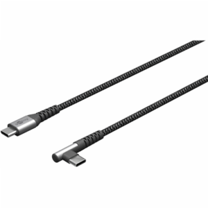 Goobay | 64659 USB-C to USB-C Textile Cable with Metal Plugs, 1 m | USB-C to USB-C - Image 3