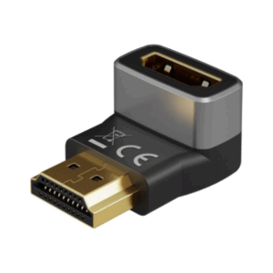 Goobay HDMI Angled Adapter 270° Vertical, 8K @ 60 Hz, Gold-Plated | 72011 - Image 3