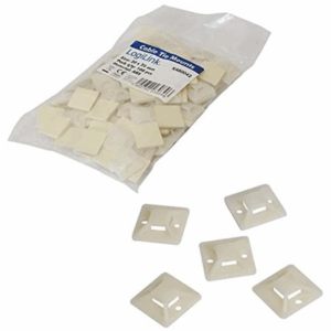 Cable Tie Mounts 20x20 mm | KAB0042 | Self-adhesive, for cable ties - Image 3