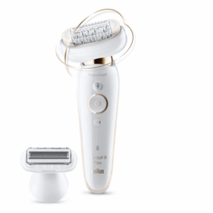 Braun | Epilator | Silk-epil 9 Flex SES9002 | Operating time (max) 40 min | Bulb lifetime (flashes) Not applicable | Number of power levels 2 | Wet & Dry | White/Gold - Image 4