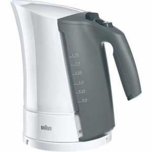 Braun | WK 300 | Standard kettle | 2200 W | 1.7 L | Plastic | 360° rotational base | White - Image 2