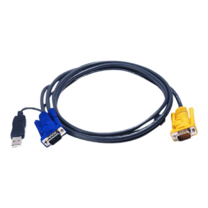 Aten | 1.8M USB KVM Cable with 3 in 1 SPHD and built-in PS/2 to USB converter | 2L-5202UP - Image 3