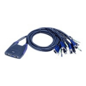 Aten 4-Port USB VGA/Audio Cable KVM Switch | Aten | 4-Port USB VGA/Audio Cable KVM Switch (0.9m, 1.2m) - Image 3