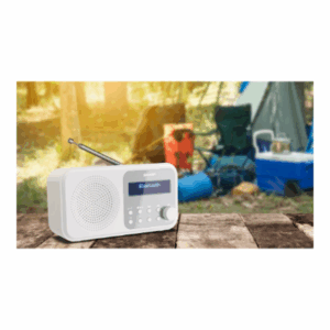 Sharp DR-P420(WH) Tokyo Portable Digital Radio, FM/DAB/DAB+, Bluetooth 5.0, USB or Battery Powered, Snowy White | Sharp | Tokyo Portable Digital Radio | DR-P420(WH) | Bluetooth | White - Image 29