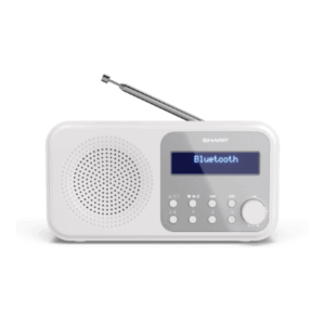 Sharp DR-P420(WH) Tokyo Portable Digital Radio, FM/DAB/DAB+, Bluetooth 5.0, USB or Battery Powered, Snowy White | Sharp | Tokyo Portable Digital Radio | DR-P420(WH) | Bluetooth | White - Image 24