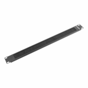 Lanberg 19" brush panel 1U | AK-1101-B | Black - Image 3