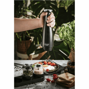 Adler | Electric Salt and pepper grinder | AD 4449b | Housing material ABS plastic | 7 W | Lithium | Matte Black - Image 18