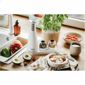 Adler | Electric Salt and pepper grinder | AD 4449w | Housing material ABS plastic | 7 W | Lithium | Matte White - Image 21