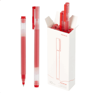 Xiaomi High-capacity Gel Pen, 10-Pack, Red - Image 2