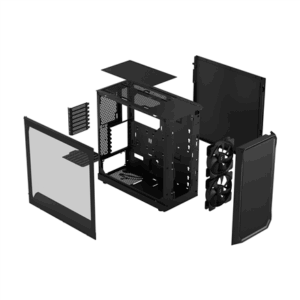 Fractal Design | Focus 2 | Side window | Black TG Clear Tint | Midi Tower | ATX - Image 25