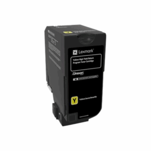Lexmark Genuine High Capacity Yellow Return Programme 84C2HY0 Toner Cartridge | Lexmark Yellow - Image 2