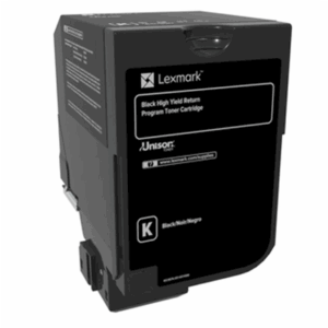 Lexmark 25K Black Return Program Toner Cartridge (CX725) | Lexmark Black - Image 2
