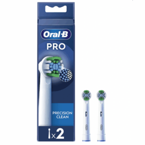 Oral-B | Precision Clean Brush Set | EB20RX-2 | Heads | For adults | Number of brush heads included 2 | White - Image 2