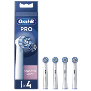 Oral-B | Replaceable toothbrush heads | EB60X-4 Sensitive Clean Pro | Heads | For adults | Number of brush heads included 4 | White - Image 2