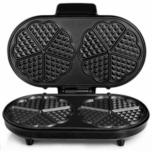 Tristar | Waffle maker | WF-2120 | 1200 W | Number of pastry 10 | Heart shaped | Black - Image 2