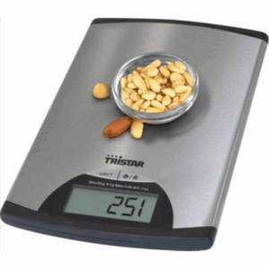 Tristar | Kitchen scale | KW-2435 | Maximum weight (capacity) 5 kg | Metallic - Image 2