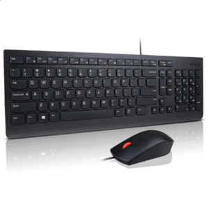 Lenovo Essential | Klaviatūra and Mouse Combo | Wired | US Euro | Black - Image 2