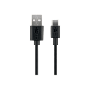 Goobay | USB-C charging and sync cable (USB-A > USB-C) | 59124 | USB-C male | USB 2.0 male (type A) - Image 25