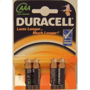 Duracell | AAA/LR03 | Alkaline Basic MN2400 | 4 pc(s) - Image 3