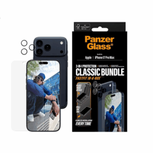 PanzerGlass 2-in-1 Classic Bundle | Screen Protector/Lens protector | Apple | iPhone 17 Pro Max | Transparent - Image 3