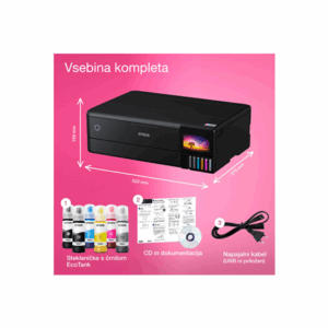 Epson | Multifunctional Printer | EcoTank L8180 | Inkjet | Colour | Inkjet Multifunctional Printer | A3+ | Wi-Fi | Black - Image 136