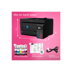 Epson | Multifunctional printer | EcoTank L5590 | Inkjet | Colour | Inkjet Multifunctional Printer | A4 | Wi-Fi | Black - Image 145