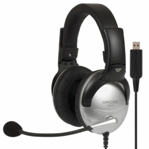 Koss | Gaming headphones | SB45 USB | Wired | On-Ear | Microphone | Noise canceling | Silver/Black - Image 2
