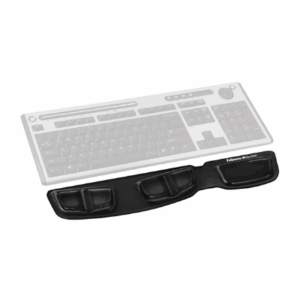 Fellowes Health-V Fabrik Keyboard Palm Support | Keyboard Palm | Black - Image 3