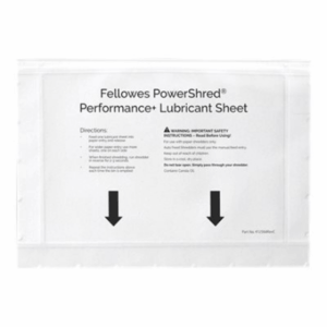 Fellowes | Shredder oil sheets 10 pcs | 4025601 | Easy to use no spills and no mess; Improves your shredders performance by keeping the cutters lubricated - Image 3